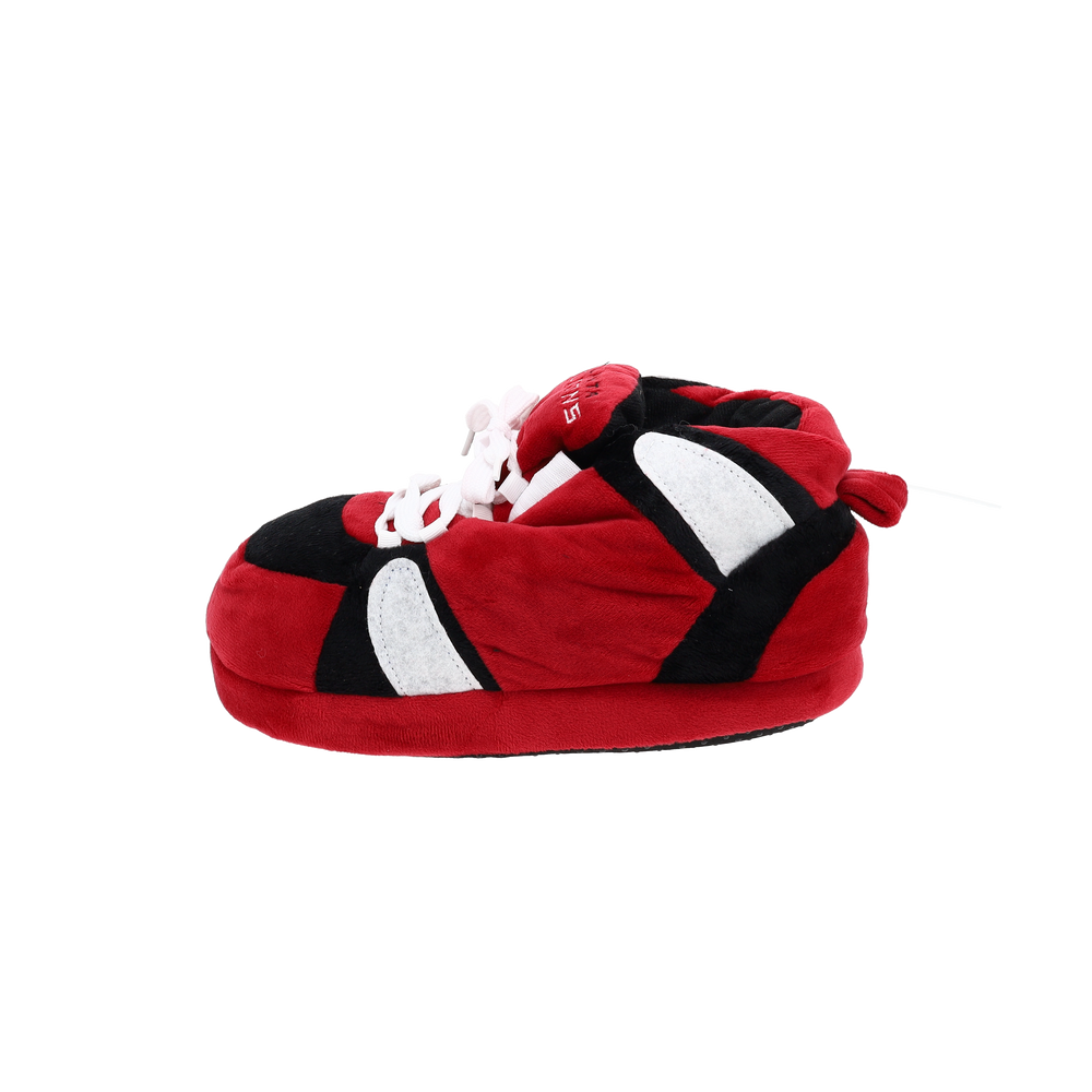 Atlanta Falcons Women's Colorblock Script Big Logo Slippers