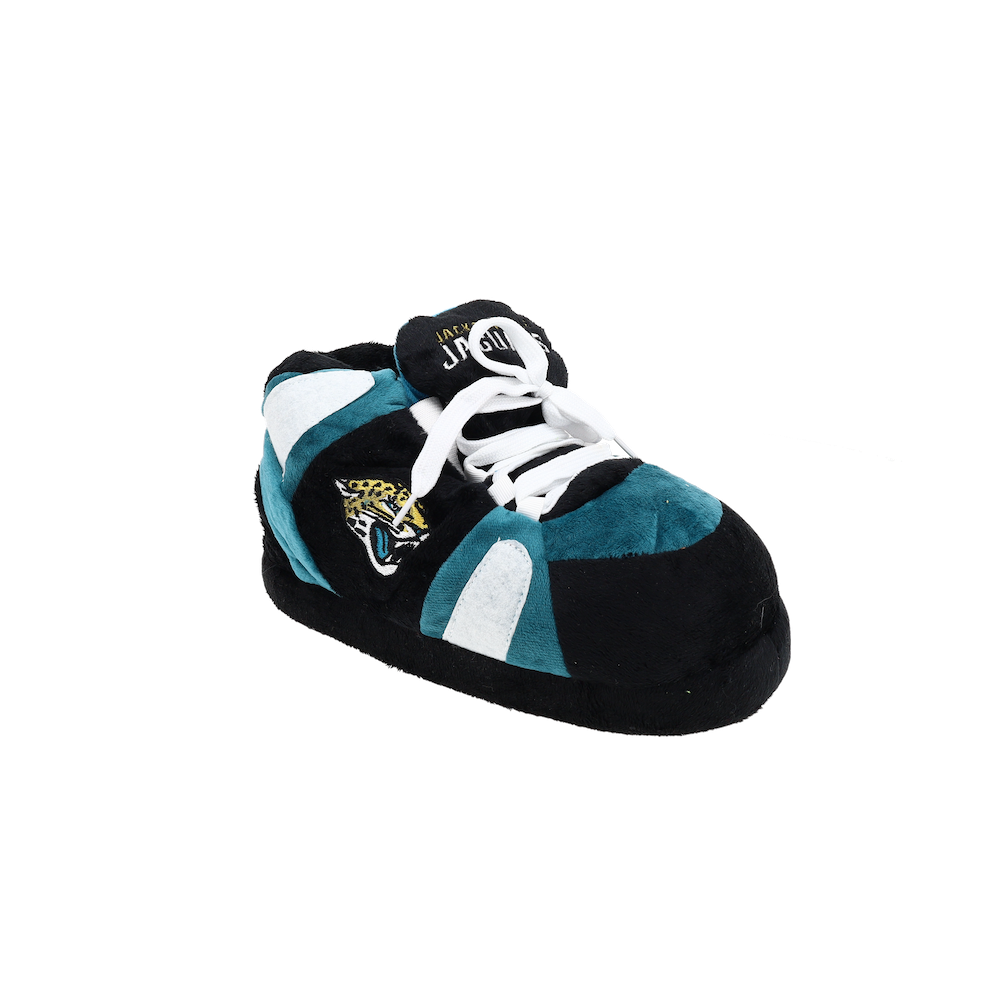 Happy Feet NFL Sneaker Boot Slipper, Adult Unisex, Size: XL M, Jacksonville Jaguars